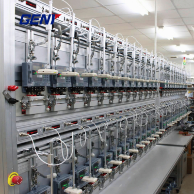 Καλή τιμή Υψηλής Ακρίβειας 24–300 V Μονοφασικός Πάγκος Δοκιμών Μετρητών kWh Πολλαπλών Θέσεων σε απευθείας σύνδεση